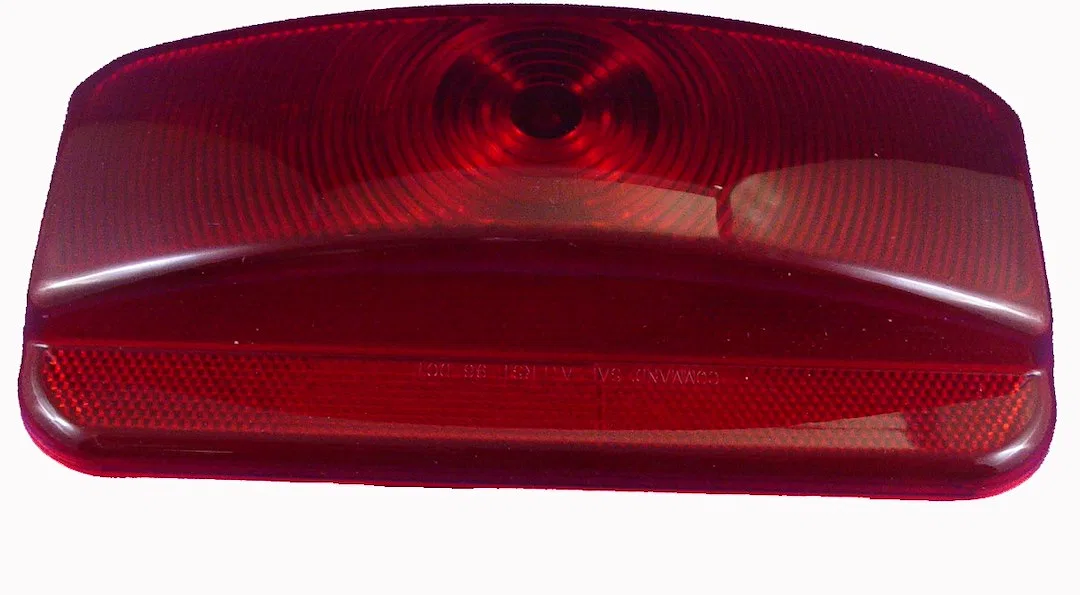 89-187 – CREATIVE PRO Tail Light Lens, Red Dome Shape 8-5/8 Inch Length x 3-3/4 Inch Width x 1-3/4 Inch Height Single